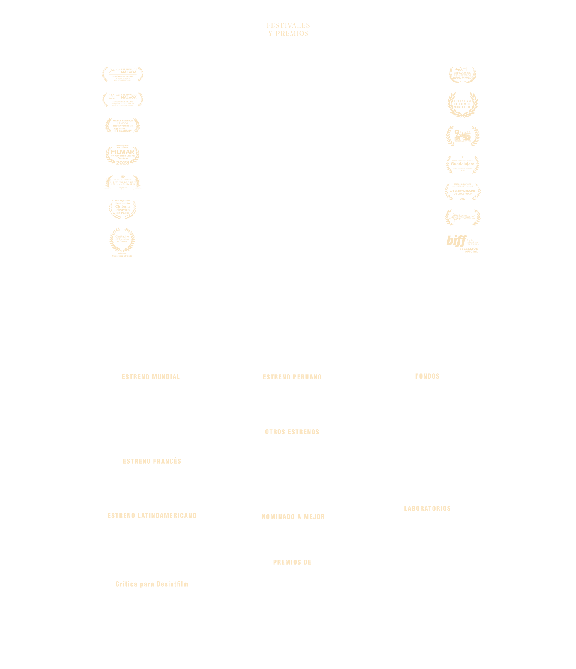 Festivales y premios